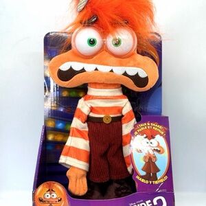 Disney Pixar Inside Out 2 Shaking With Anxiety Feature Plush Kids Toy